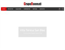 Tablet Screenshot of grupobonmati.com